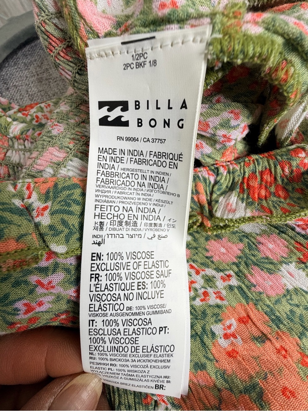 Billabong Dream All Day Floral Midi Dress - Picture 10 of 10